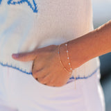 Layered Glass Bead Bracelet