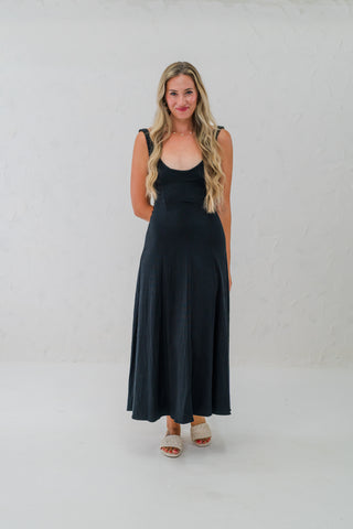 Sleeveless Flare Midi Dress