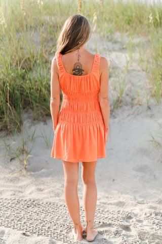 Smocked Mini Dress