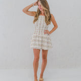Smocked Tiered Torso Mini Dress (detail view 2)