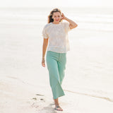 Cropped Front Pocket Pants