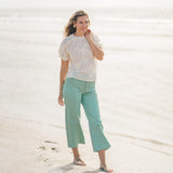 Cropped Front Pocket Pants