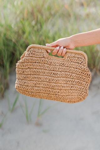 Straw Clutch Bag