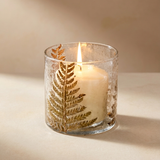 Pressed Fern Glass Jar