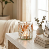 Pressed Flower Glass Jar
