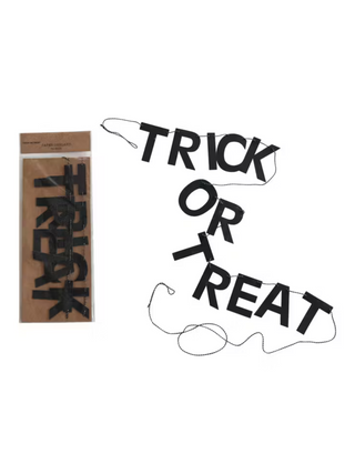 "Trick or Treat" Banner