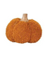 Fabric Wood Stem Pumpkins