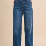 Risen Mid Rise Baggy Wide Leg Jeans (detail view 3)