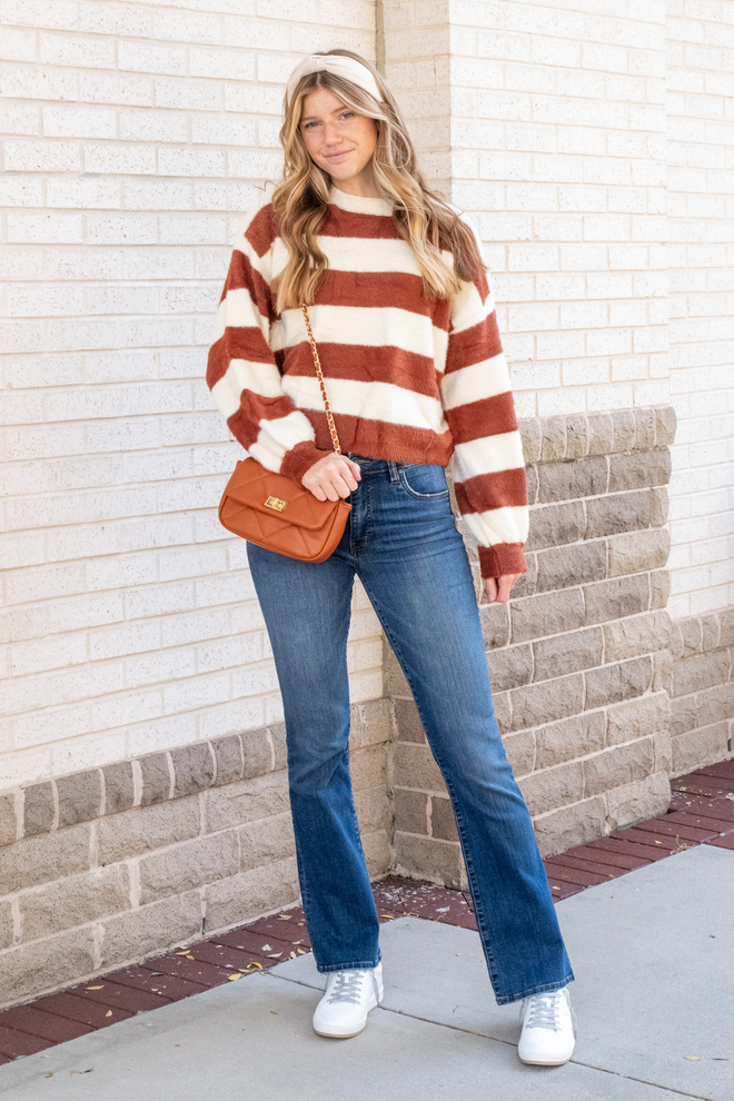 Rosewood Stripe Sweater