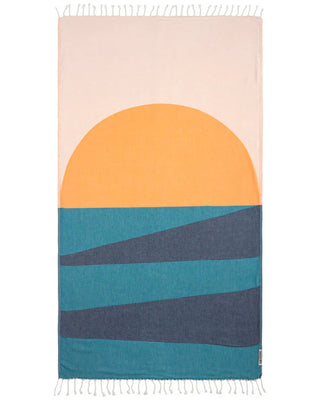 Geo Sunset Towel