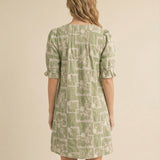 The Garden Embroidered Dress (detail view 2)