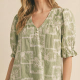 The Garden Embroidered Dress (detail view 4)