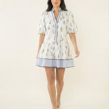 Sail Away Puff Sleeve Mini Dress