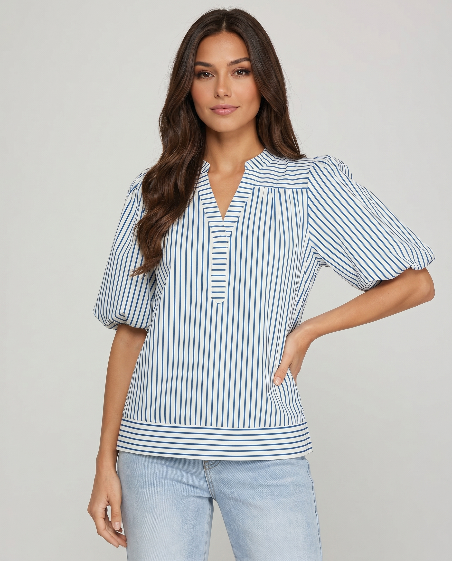 Sailaway Stripe Tunic Top