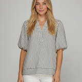 Sailaway Stripe Tunic Top (detail view 2)