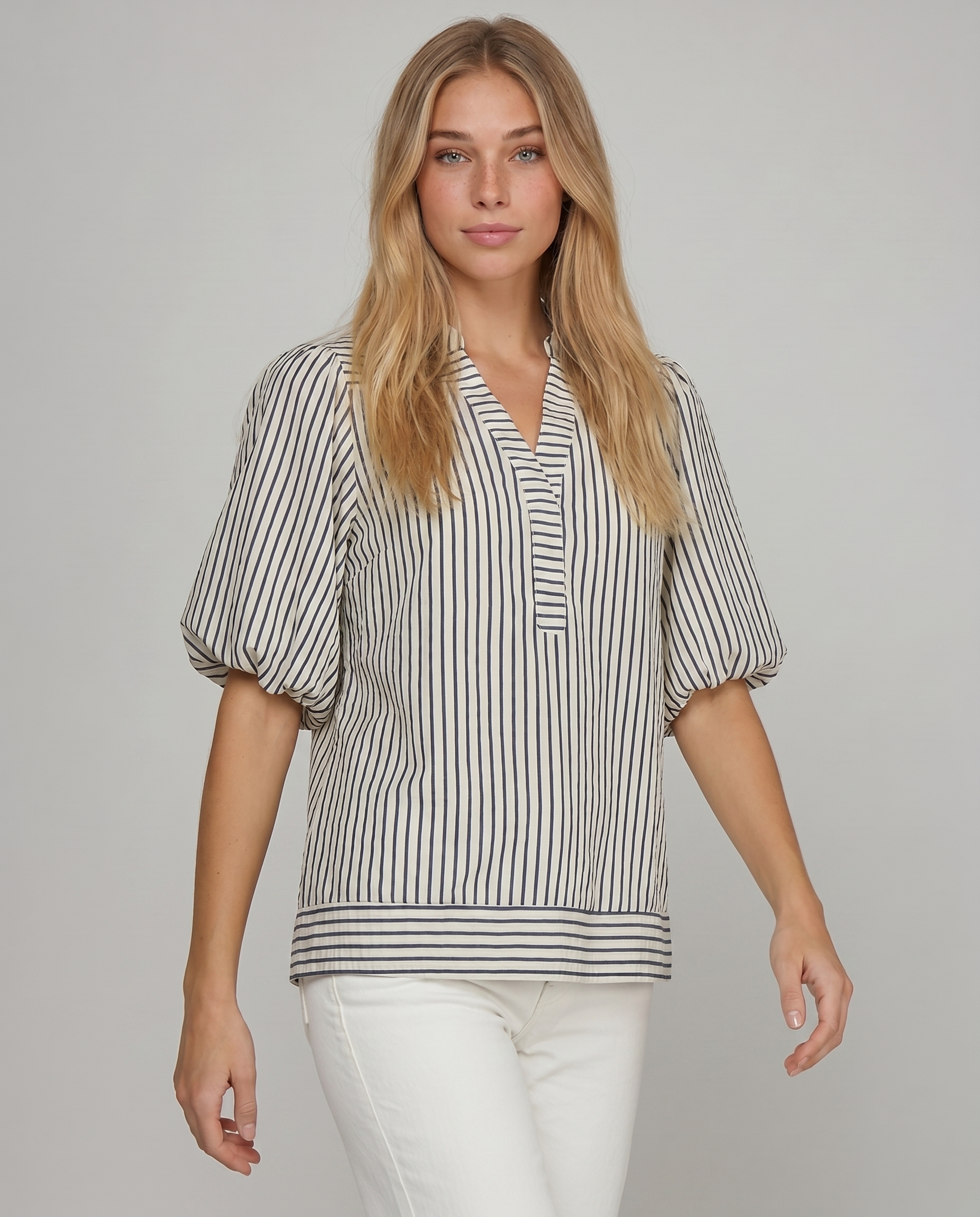 Sailaway Stripe Tunic Top (detail view 4)