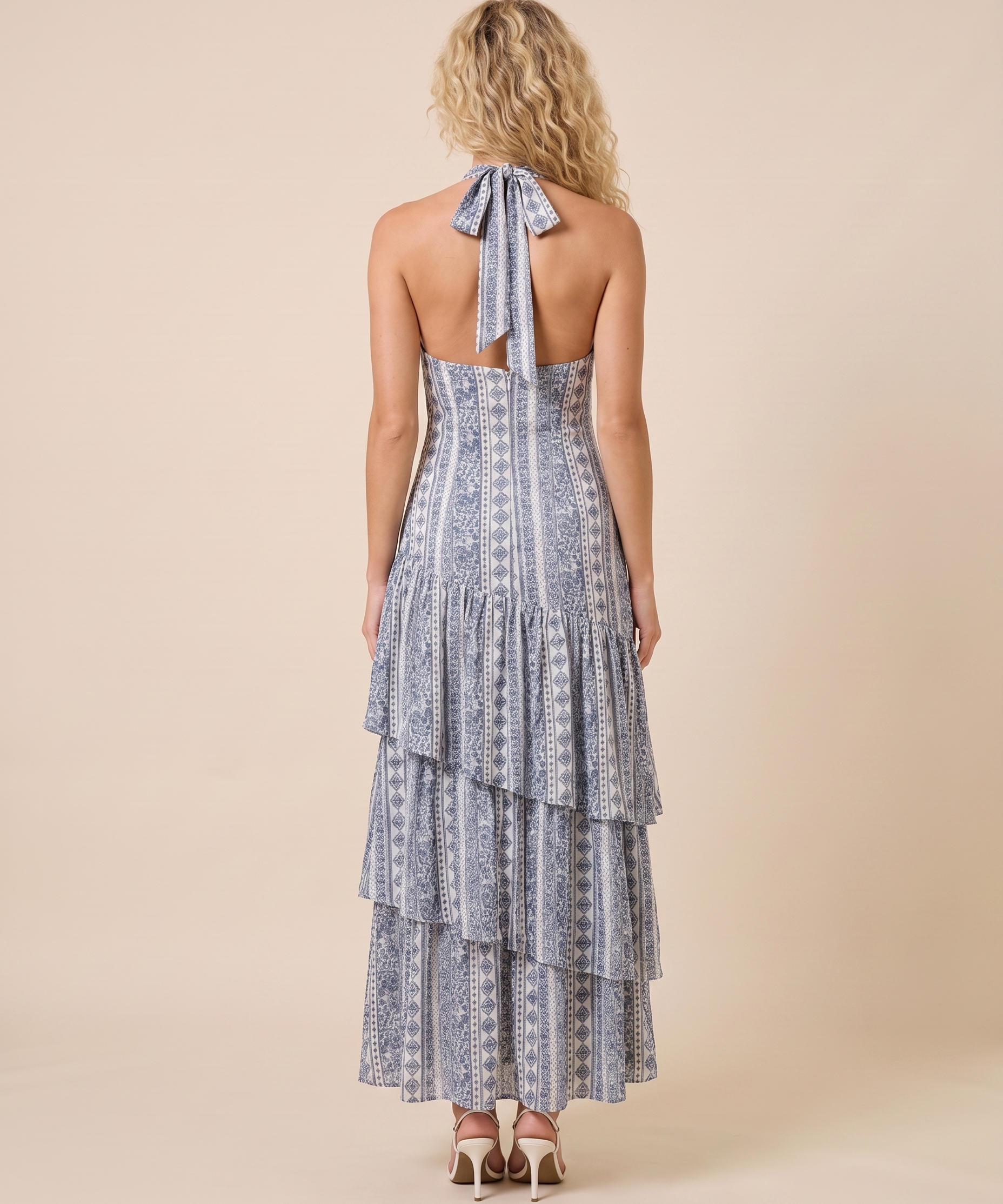 Santorini Breeze Maxi Dress