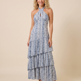 Santorini Breeze Maxi Dress