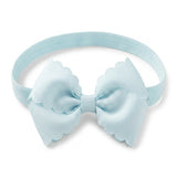 Baby & Toddler Scallop Grosgrain Bow Headband - Soft Elastic