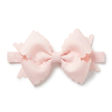 Baby & Toddler Scallop Grosgrain Bow Headband - Soft Elastic (detail view 7)
