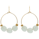 Sea Glass Medium-9mm Earrings