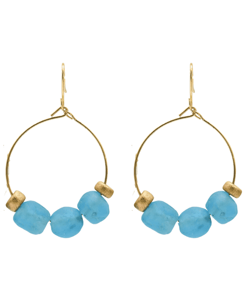 Sea Glass Medium-9mm Earrings