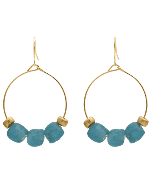 Sea Glass Medium-9mm Earrings