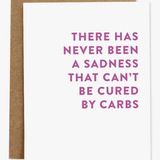 Cured By Carbs Encouragement Card