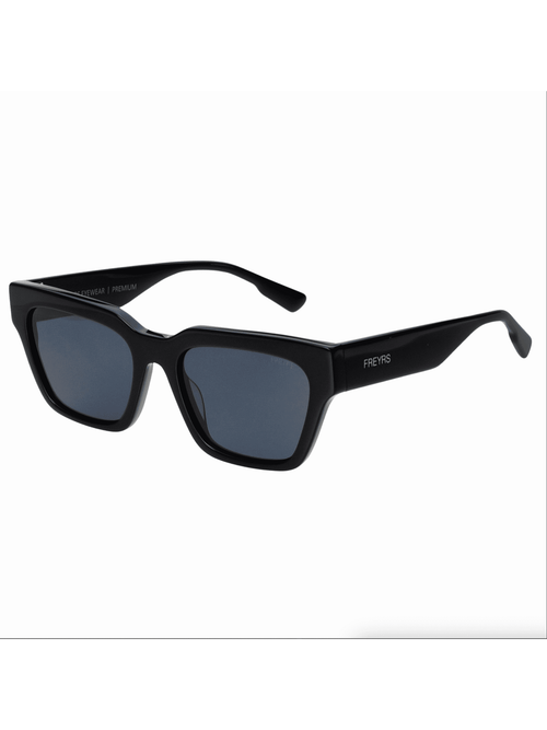 Black Acetate Rectangular Sunglasses