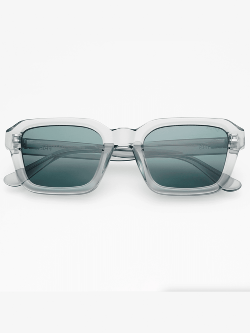 Hudson Acetate Rectangular Sunglasses Clear