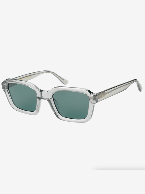 Hudson Acetate Rectangular Sunglasses Clear