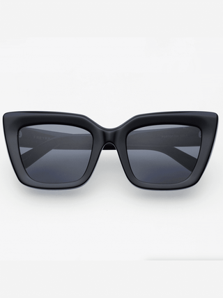 Oversized Cat Eye Sunglasses Black