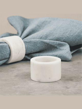 Round Marble Napkin Ring