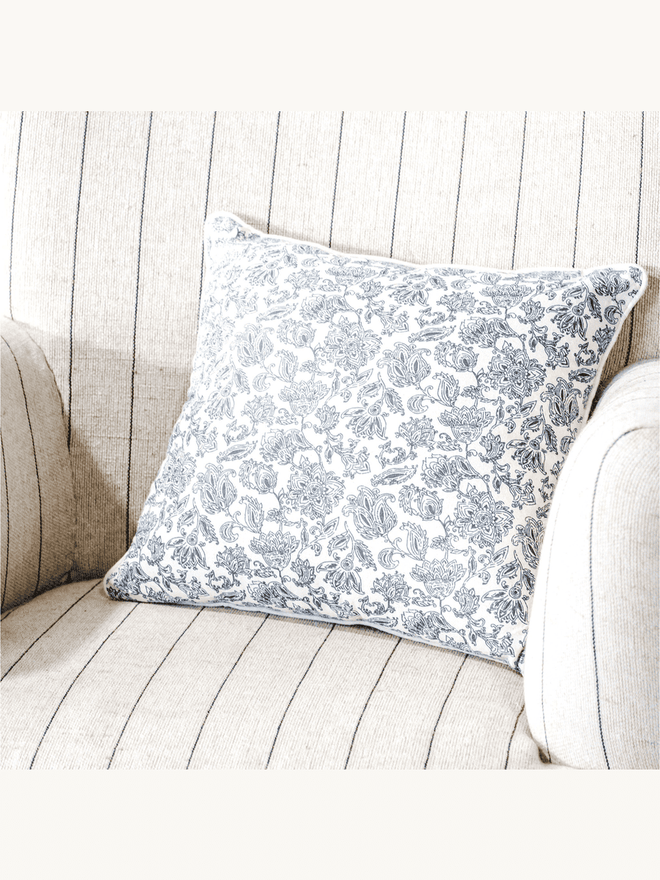 French Floral Pillow