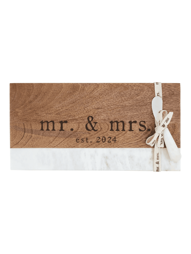 Mr. & Mrs. est. 2024 Board Set
