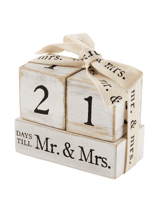 Countdown Mr. & Mrs. Block Set