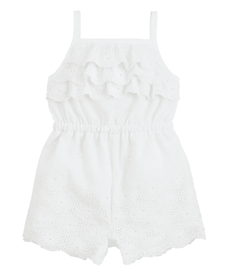 White Eyelet Romper
