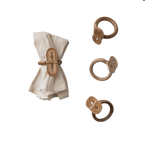 Bamboo napkin rings
