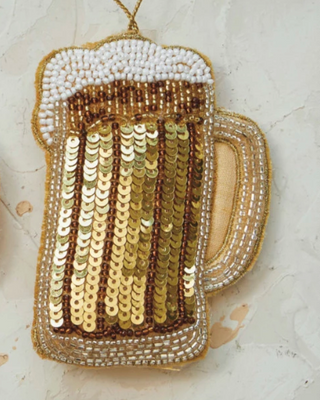 Beaded Beer Ornament