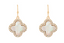 Rhinestone Clover Drop Earring