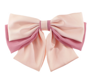 Two Tone Bow Barrette