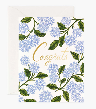 Hydrangea Congrats Card