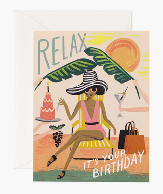 Relax Birthday Card