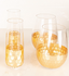 Gold Leaf Stemless Glass