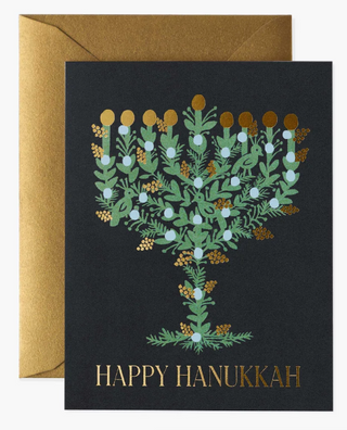 Menorah Greeting Card