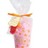 Pink Halloween Party Cup Set