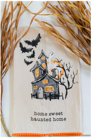 House Hallow Printed Towel