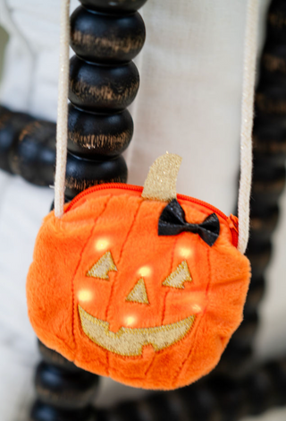 Light Up Pumpkin Purse