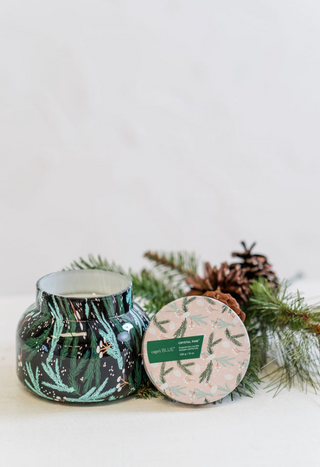 Holiday Crystal Pine Candle