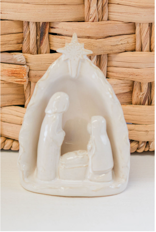 Stoneware Nativity